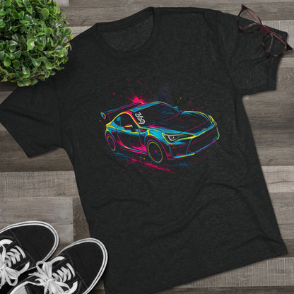 369Fab* Limited Edition FR-S Splash, Uni. Tri blend T-Shirt for Car Enthusiasts