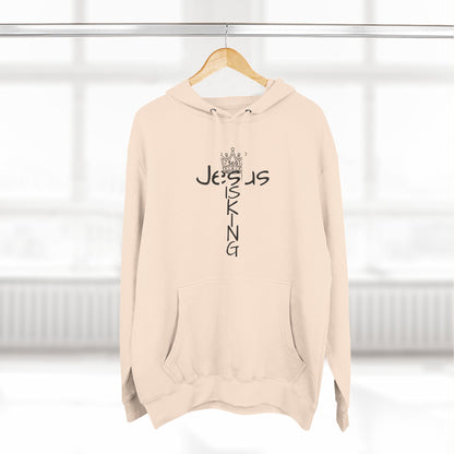 369Fab* Jesus is king, Freedom, Stylish Fleece Hoodie, Unique Streetwear