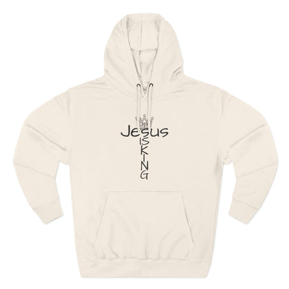 369Fab* Jesus is king, Freedom, Stylish Fleece Hoodie, Unique Streetwear