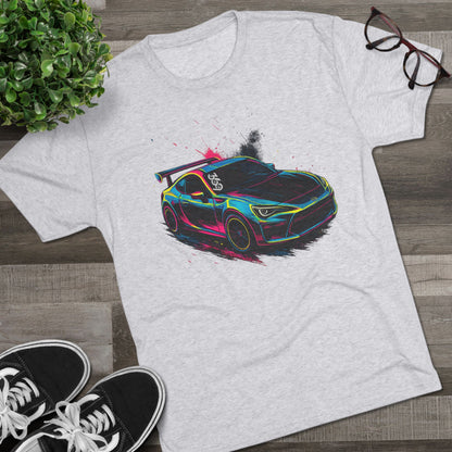 369Fab* Limited Edition FR-S Splash, Uni. Tri blend T-Shirt for Car Enthusiasts