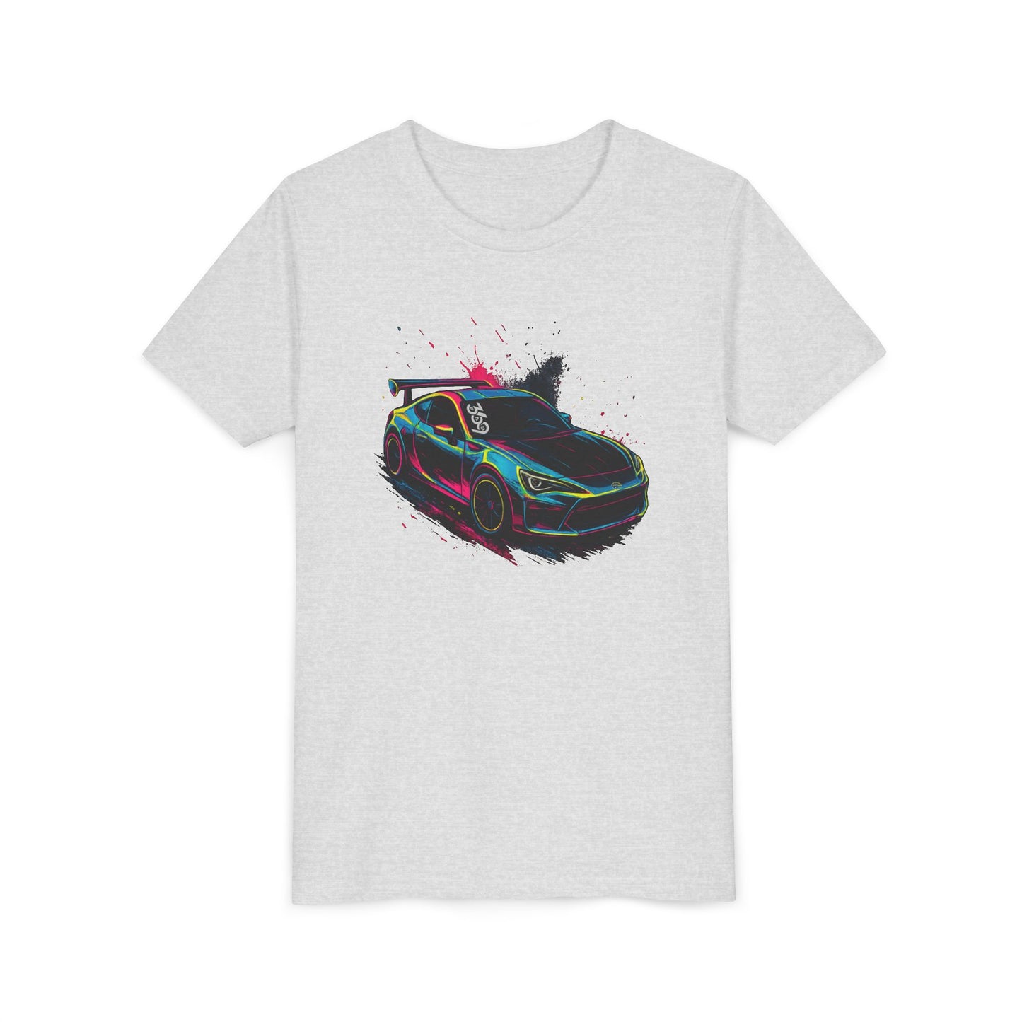 369Fab Limted Edition FR-S Splash, Graphic Youth Tee, Cool Kids T-Shirt, Car Enthusiast Apparel