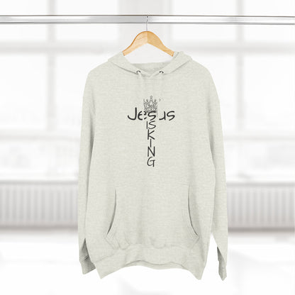 369Fab* Jesus is king, Freedom, Stylish Fleece Hoodie, Unique Streetwear