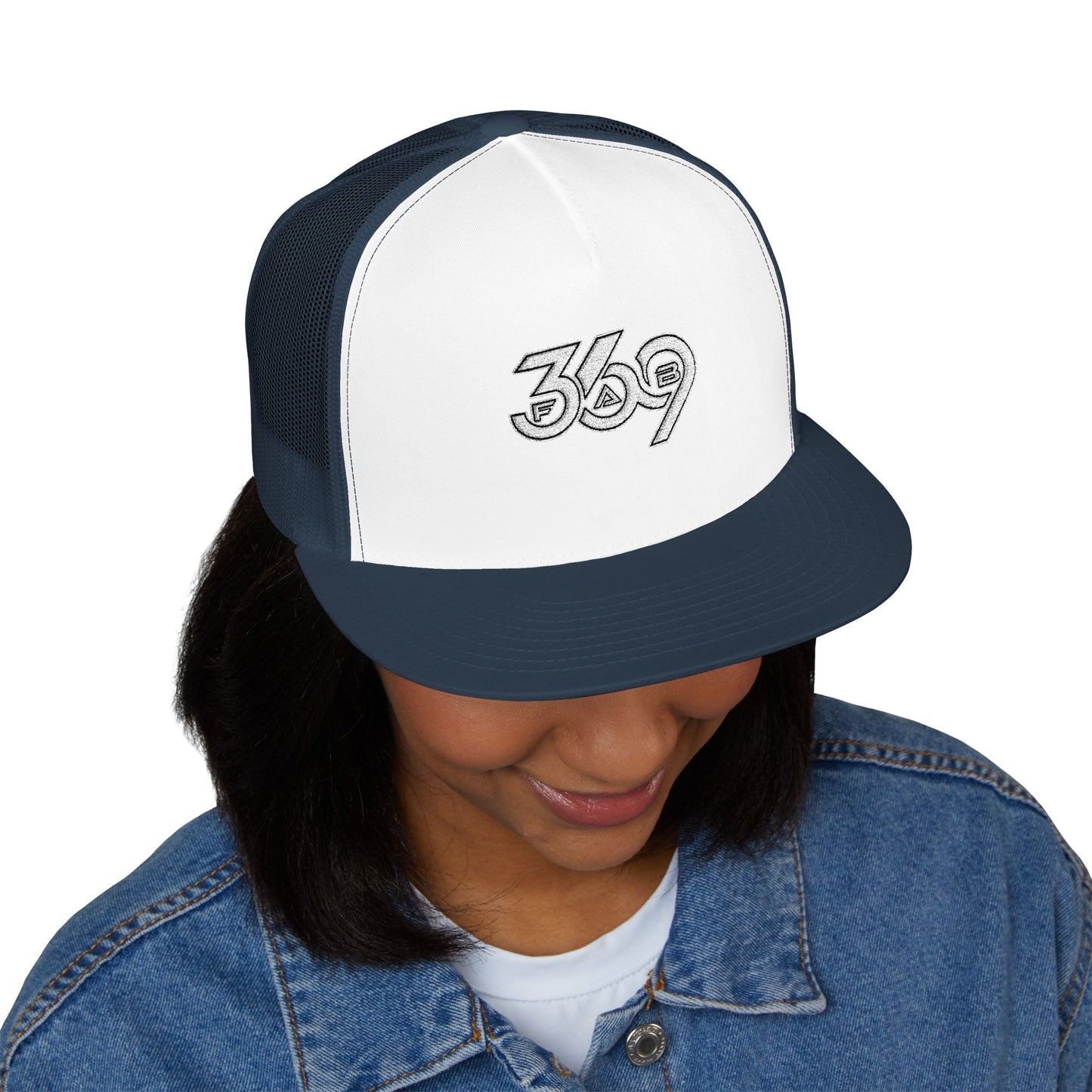 369Fab* 369Fab, Trendy Trucker Cap | Stylish Embroidered Hat