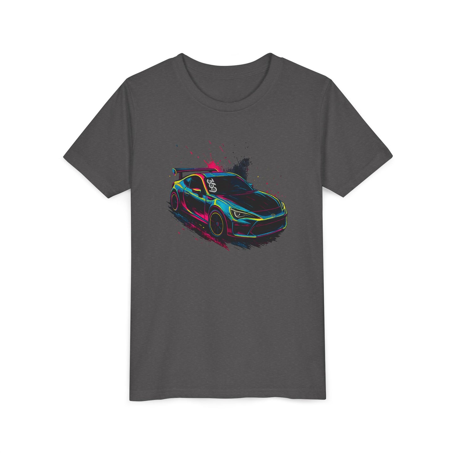 369Fab Limted Edition FR-S Splash, Graphic Youth Tee, Cool Kids T-Shirt, Car Enthusiast Apparel