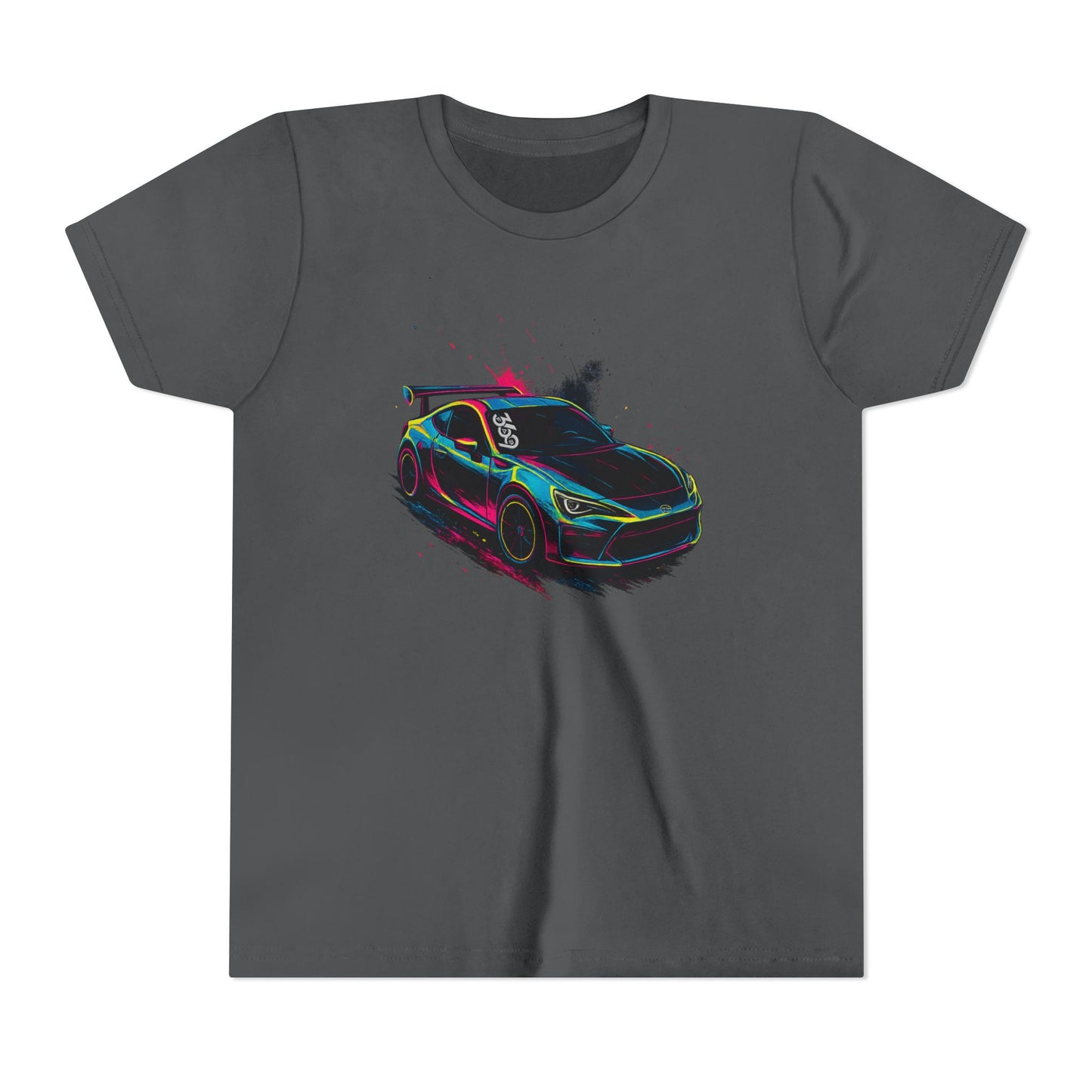 369Fab Limted Edition FR-S Splash, Graphic Youth Tee, Cool Kids T-Shirt, Car Enthusiast Apparel