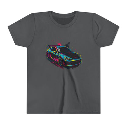 369Fab Limted Edition FR-S Splash, Graphic Youth Tee, Cool Kids T-Shirt, Car Enthusiast Apparel