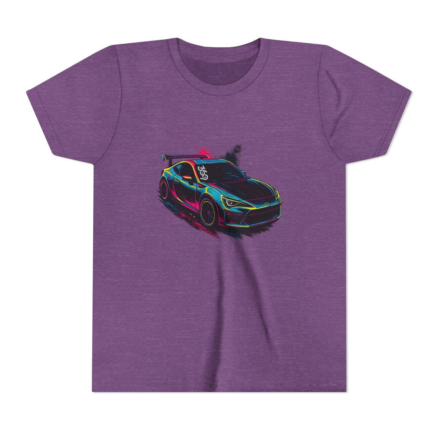 369Fab Limted Edition FR-S Splash, Graphic Youth Tee, Cool Kids T-Shirt, Car Enthusiast Apparel