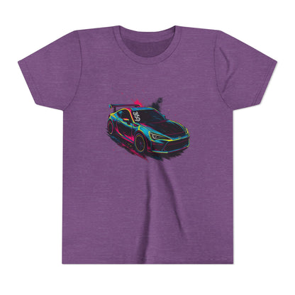 369Fab Limted Edition FR-S Splash, Graphic Youth Tee, Cool Kids T-Shirt, Car Enthusiast Apparel