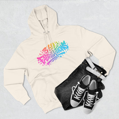 369Fab* 369Fabrications, Colorful Graffiti Fleece Hoodie for Cozy Vibes
