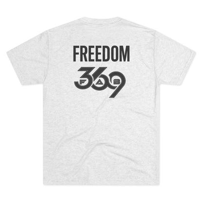 369Fab* Jesus is King , FREEDOM, Uni. Tri blend T-Shirt