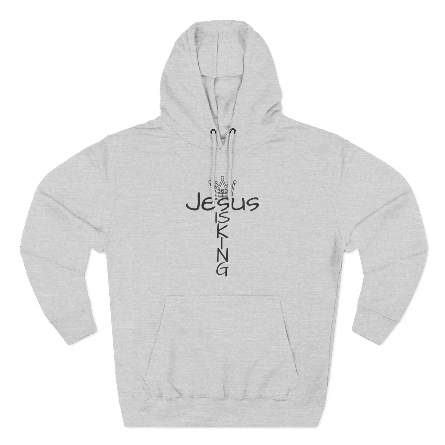 369Fab* Jesus is king, Freedom, Stylish Fleece Hoodie, Unique Streetwear