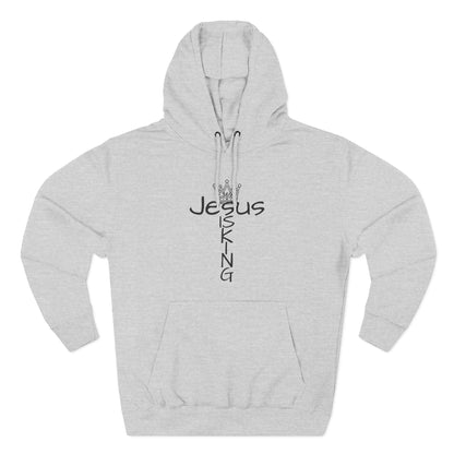 369Fab* Jesus is king, Freedom, Stylish Fleece Hoodie, Unique Streetwear