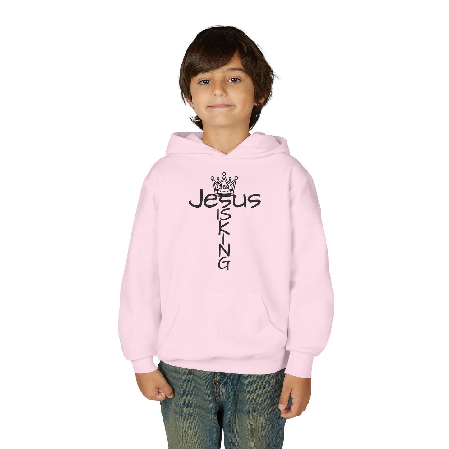 369Fab* Jesus is kin, freedom, Stylish Youth Hoodie