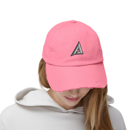369Fab* W. Logo, Stylish Uni. Distressed Cap with Trendy Design - Perfect for Casual, Everyday Wear
