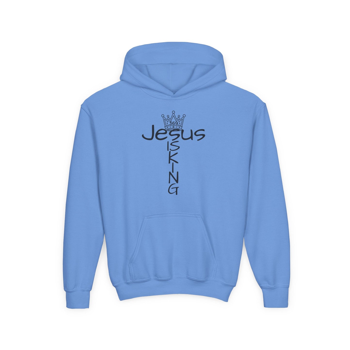 369Fab* Jesus is kin, freedom, Stylish Youth Hoodie