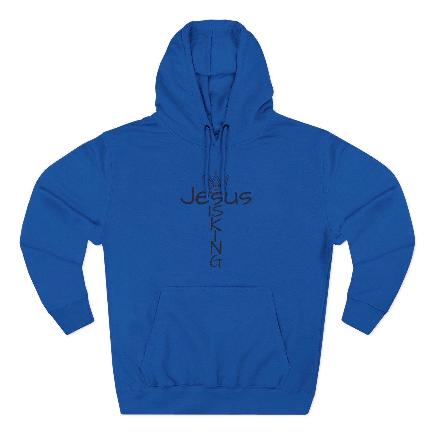 369Fab* Jesus is king, Freedom, Stylish Fleece Hoodie, Unique Streetwear
