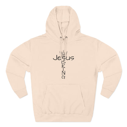 369Fab* Jesus is king, Freedom, Stylish Fleece Hoodie, Unique Streetwear