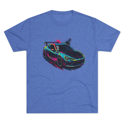 369Fab* Limited Edition FR-S Splash, Uni. Tri blend T-Shirt for Car Enthusiasts