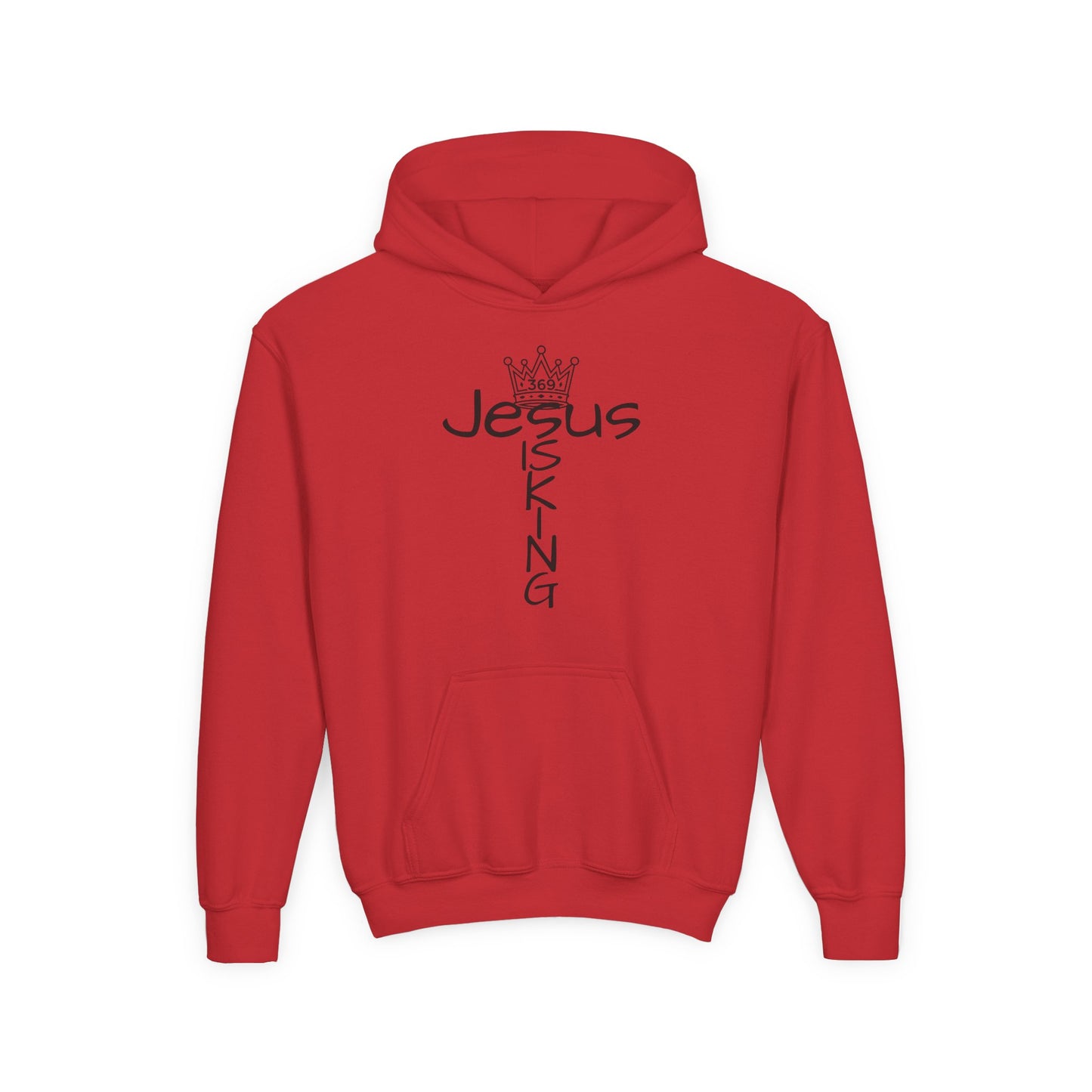 369Fab* Jesus is kin, freedom, Stylish Youth Hoodie