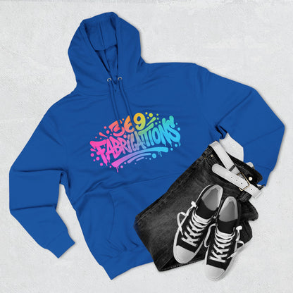 369Fab* Graffiti Splash, Three-Panel Fleece Hoodie