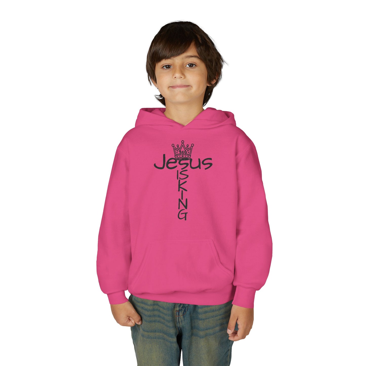 369Fab* Jesus is kin, freedom, Stylish Youth Hoodie