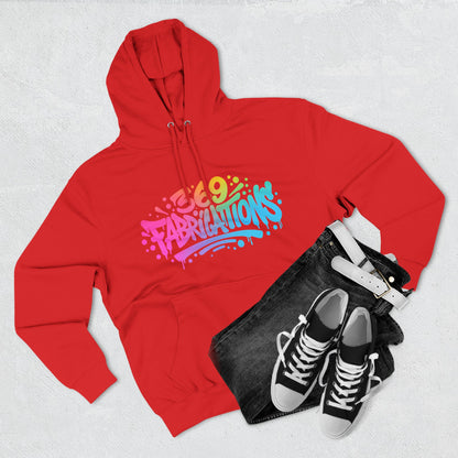 369Fab* Graffiti Splash, Three-Panel Fleece Hoodie