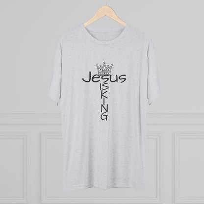 369Fab* Jesus is King , FREEDOM, Uni. Tri blend T-Shirt