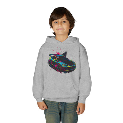 369Fab* Limited Edition FR-S Splash, Vibrant Car Graphic Youth Hoodie