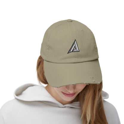 369Fab* W. Logo, Stylish Uni. Distressed Cap with Trendy Design - Perfect for Casual, Everyday Wear