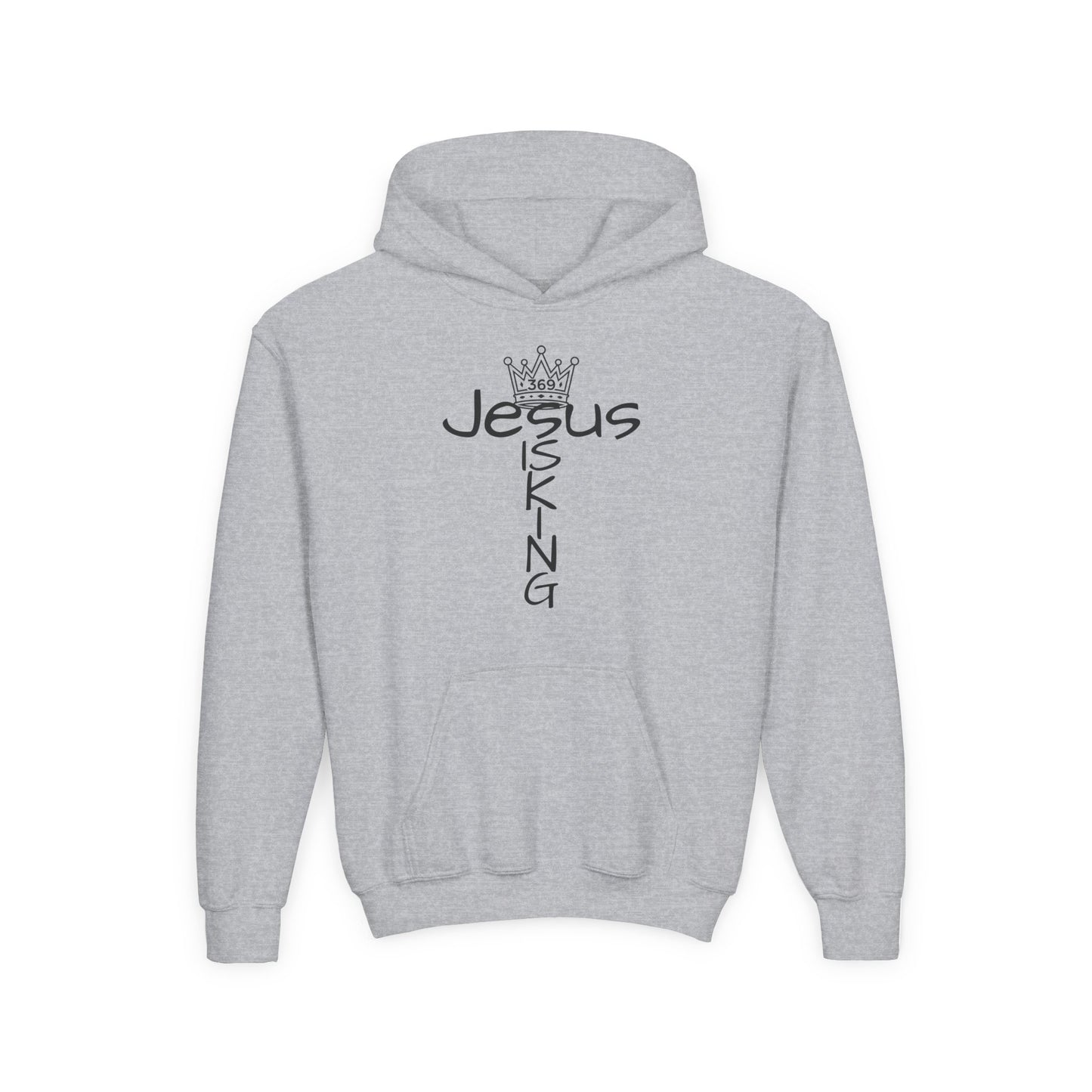 369Fab* Jesus is kin, freedom, Stylish Youth Hoodie
