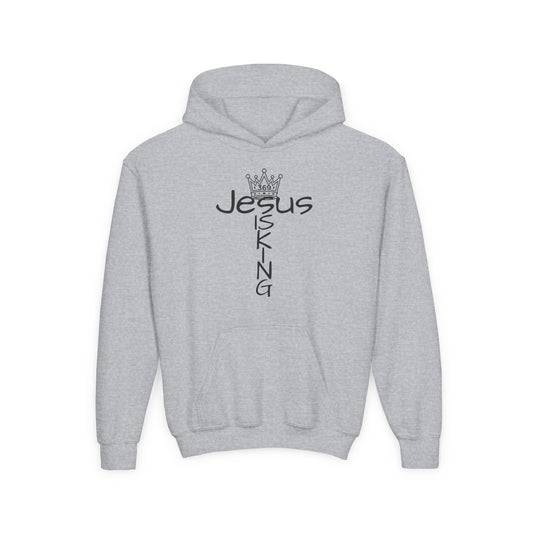 369Fab* Jesus is kin, freedom, Stylish Youth Hoodie