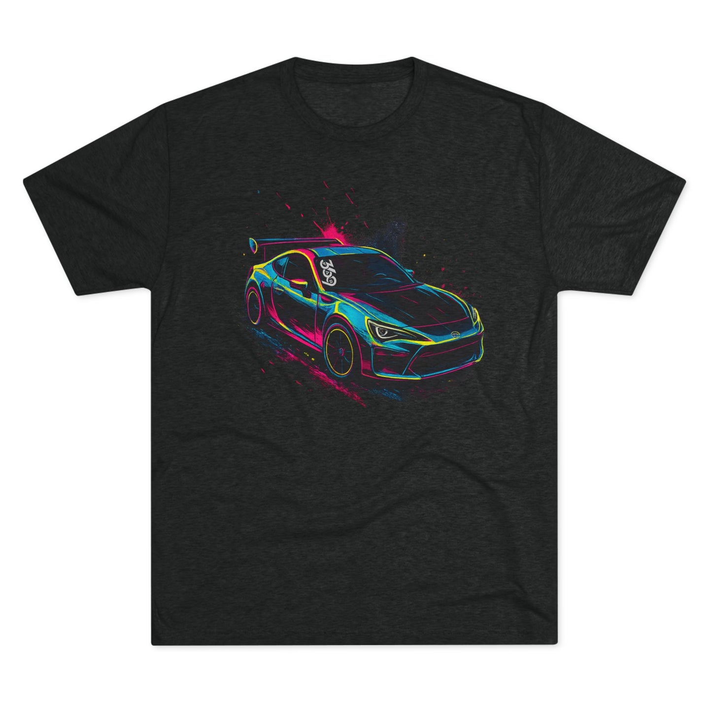 369Fab* Limited Edition FR-S Splash, Uni. Tri blend T-Shirt for Car Enthusiasts