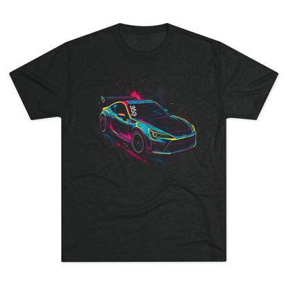 369Fab* Limited Edition FR-S Splash, Uni. Tri blend T-Shirt for Car Enthusiasts
