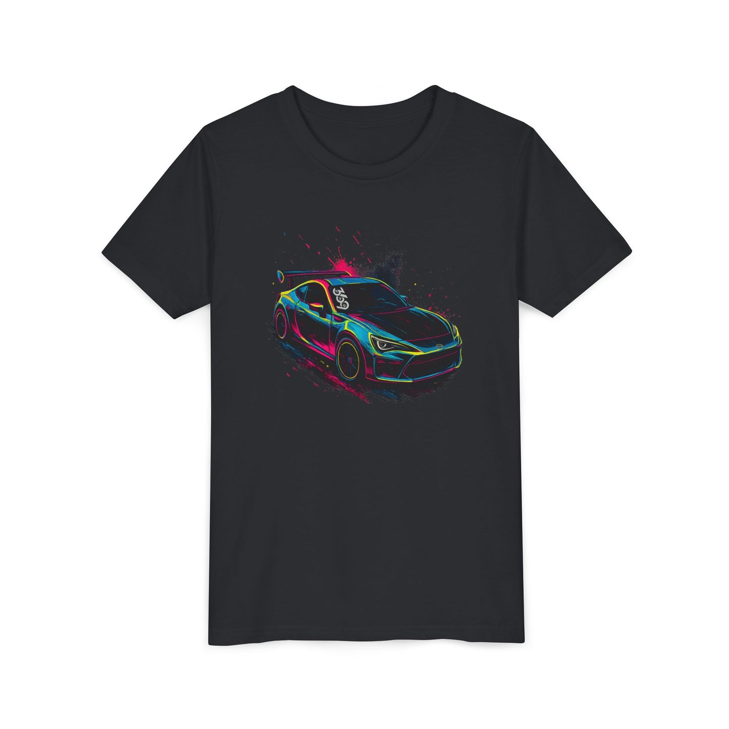 369Fab Limted Edition FR-S Splash, Graphic Youth Tee, Cool Kids T-Shirt, Car Enthusiast Apparel