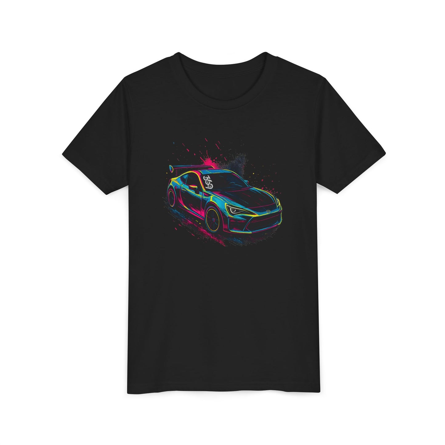 369Fab Limted Edition FR-S Splash, Graphic Youth Tee, Cool Kids T-Shirt, Car Enthusiast Apparel